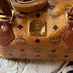 MCM Boston handbag large size